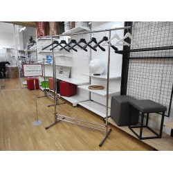 Стійка для одягу L1.5 х H1.5  з виступами 